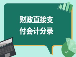 财政直接支付会计分录